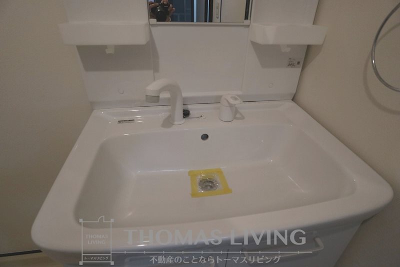 福岡県北九州市戸畑区千防１丁目 広々とした洗面台