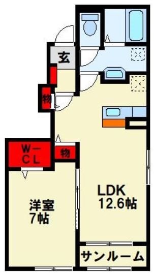 プレザント A棟 間取り