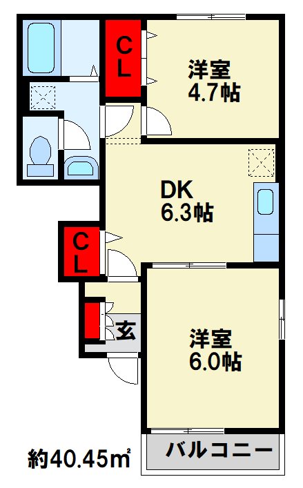 ミルデハイム C棟  間取り