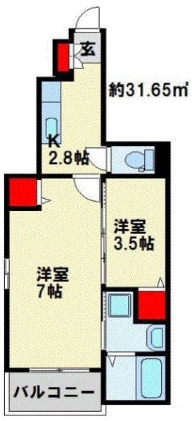 グッドライフ別所Ⅱ 間取り