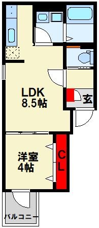 Patina戸畑 間取り