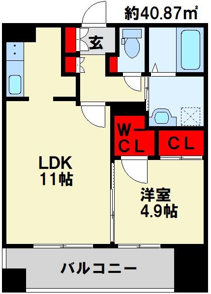 門司ポロニア弐番館 間取り図