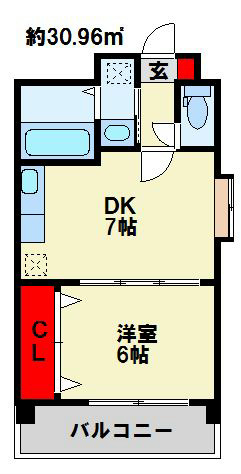 福岡県北九州市戸畑区中原西２丁目 間取り