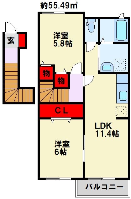 デスパシオⅠ 間取り