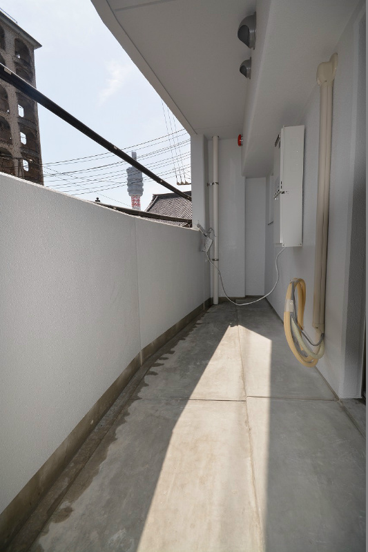 古船場タカヤコーポレーションビル 南向きのバルコニー