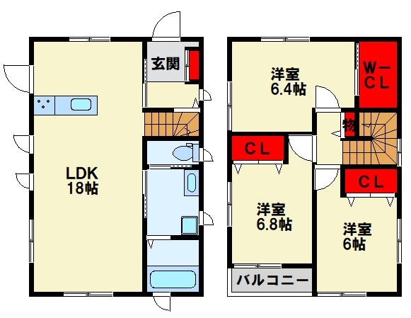 クルーズ・リアン5号棟 間取り