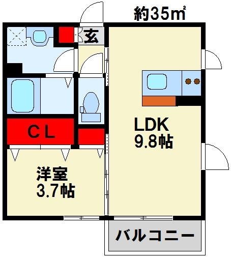 フェリス富ヶ丘 間取り図