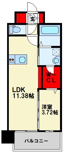 福岡県北九州市八幡東区荒生田３丁目 間取り