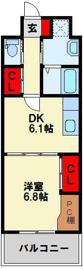 S-FORT小倉 間取り図