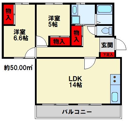 コーポなかむら 間取り