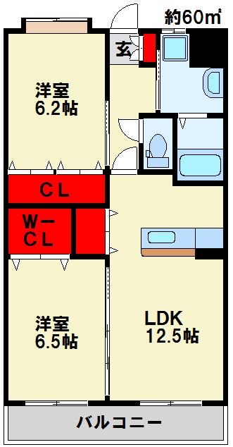 チェリーコート赤坂 間取り