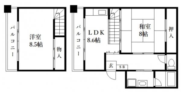 プレアール若園 間取り