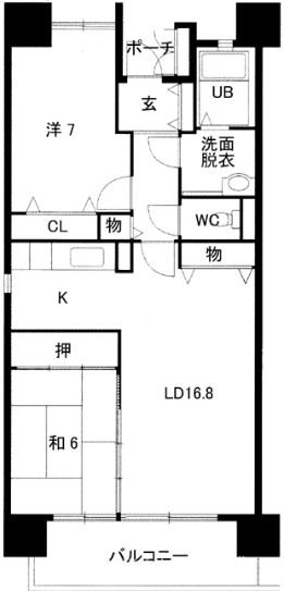 クラシオン木町　24棟 間取り