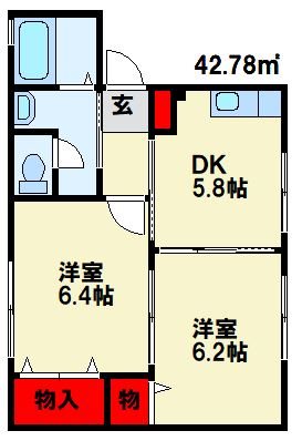 フォレストⅡ 間取り