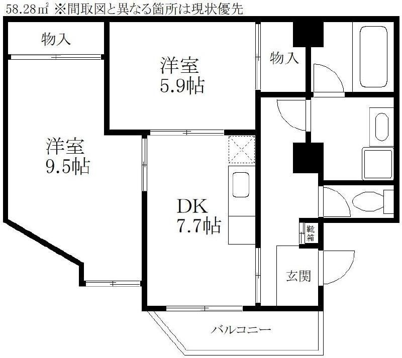 プレアール若園 間取り