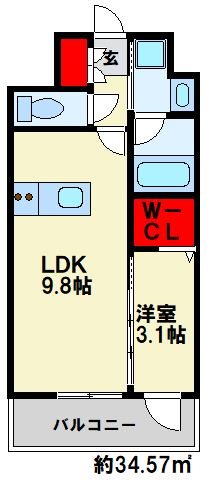 デザイナープリンセス旦過 間取り