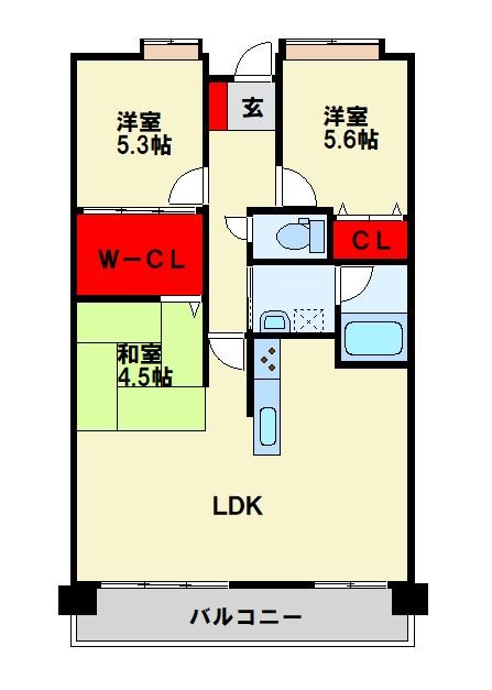 ライフプラザ沢見壱番館  間取り
