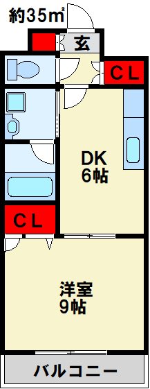 ギャラン吉野町 間取り図