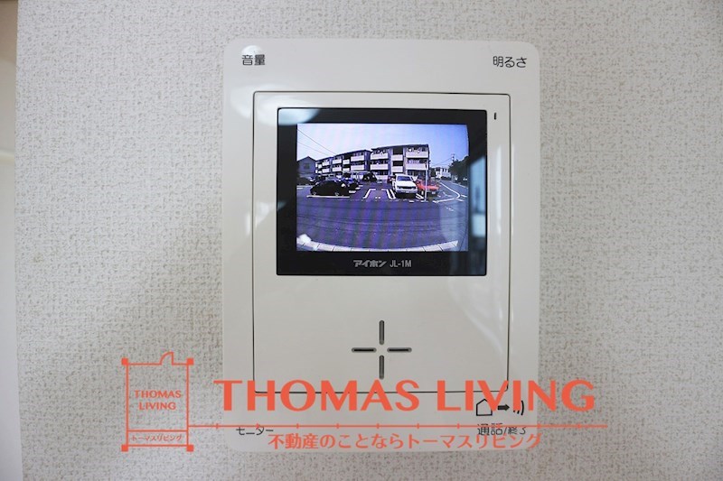 グッドライフ別所Ⅱ 来客者が確認出来るモニター付きインターホン。