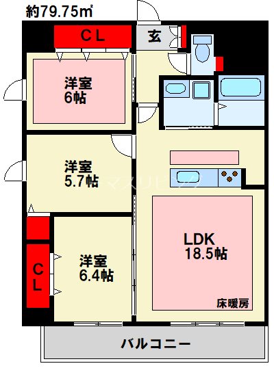 Famile【ファミリエ】 間取り