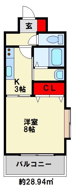 Hamiel下曽根  ※間取りは反転画像です。