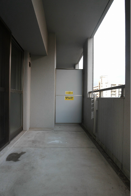 アヴァンセ片野グランデ 広いベランダ。