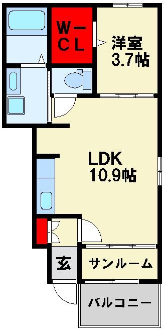 カルム岩瀬 間取り
