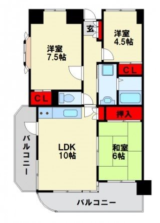 ラディア霧ヶ丘 間取り