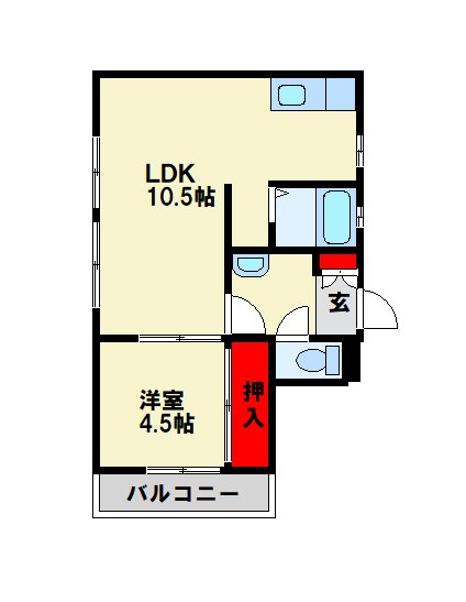 サンライズ谷口Ⅱ 間取り