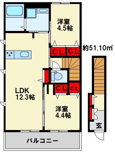 アリエッタ赤坂 間取り