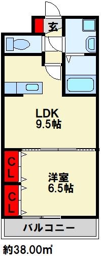 コスモス浅川学園台 間取り