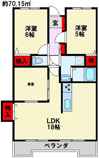 ミリオンコーポラス折尾南 間取り