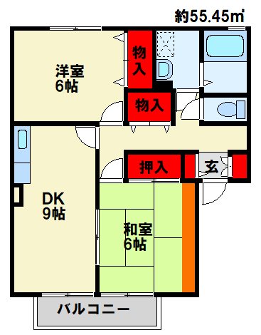 グランドゥール　A棟 間取り