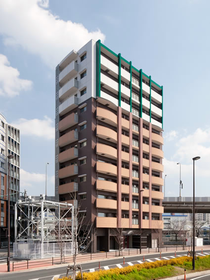 オーソドックスにまとめた親しみ易い外観です。