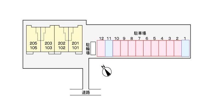 メイブリーズ 敷地内配置図