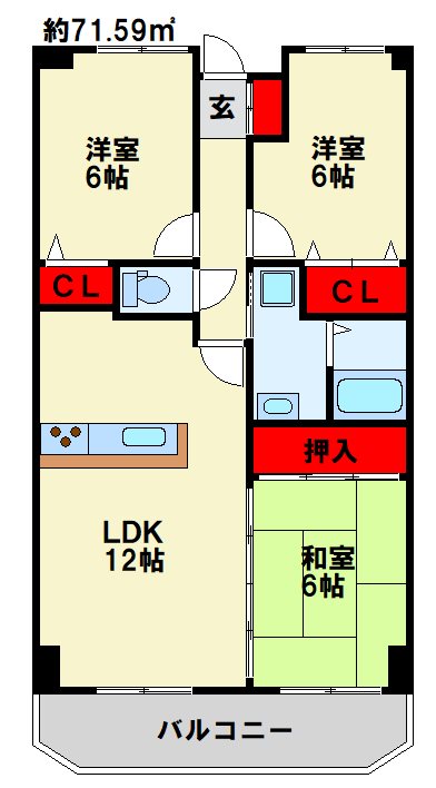カサブランカフィールド 間取り