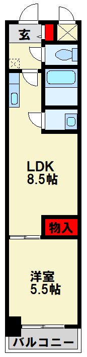 Hamiel真鶴   2面採光の明るいお部屋です