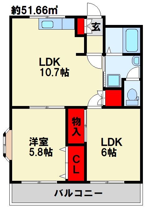 エトワール・HANDA壱番館 間取り