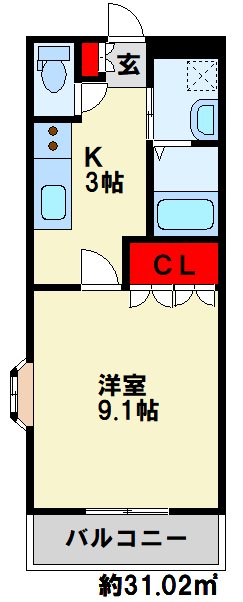 アメニティ徳力 間取り