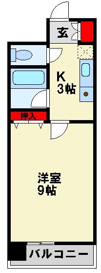 シャルム明石Ⅱ  間取り