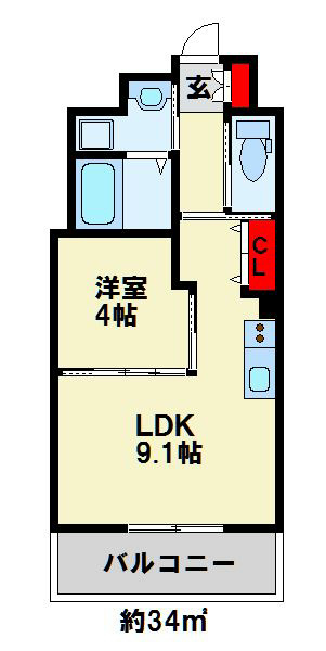 プランタン伊崎 間取り