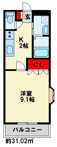 アメニティ徳力 間取り