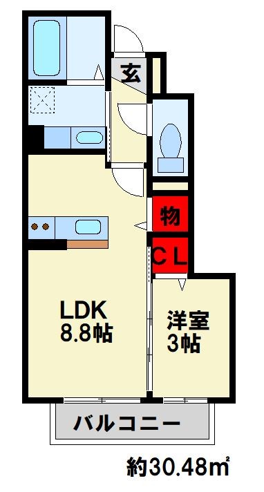 フォルトナ　カーサ  ※間取りは反転画像です