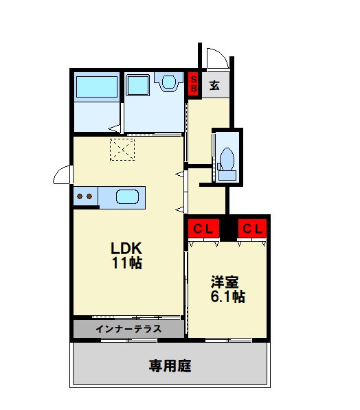 コレストコートA 間取り