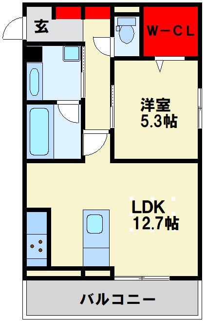 D-ROOM八幡駅前 間取り