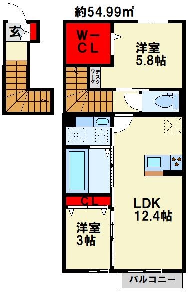 D-ROOM上葛原 間取り