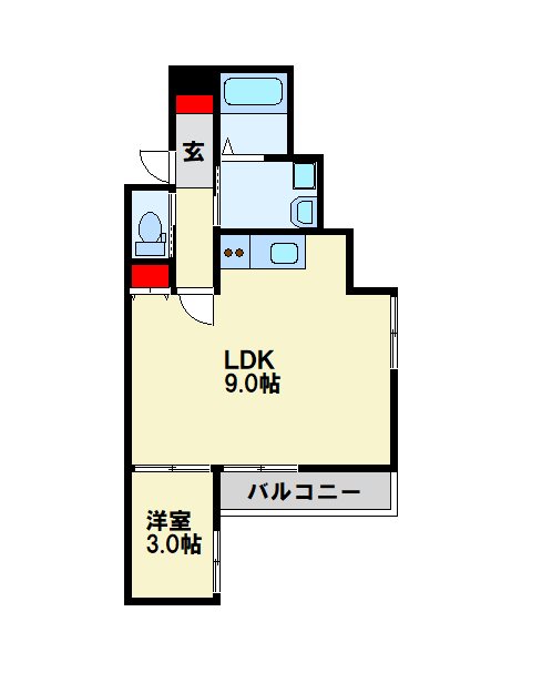 THE NOBLES 戸畑Ⅱ 間取り