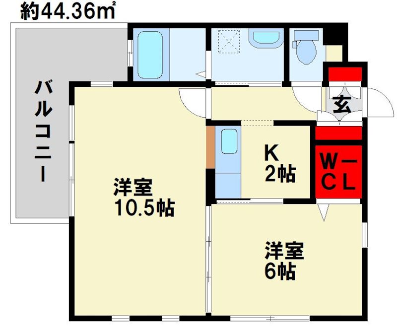 アーバンコート若園 間取り