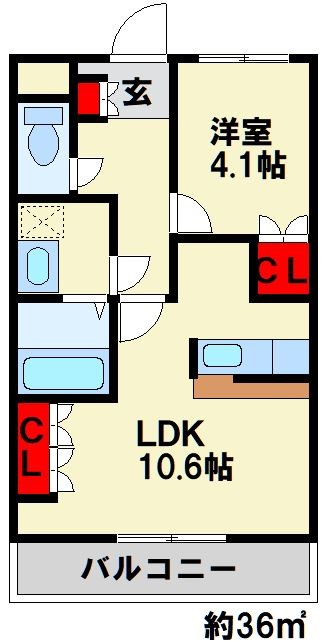 St.サンライズ ※間取りは反転画像です。