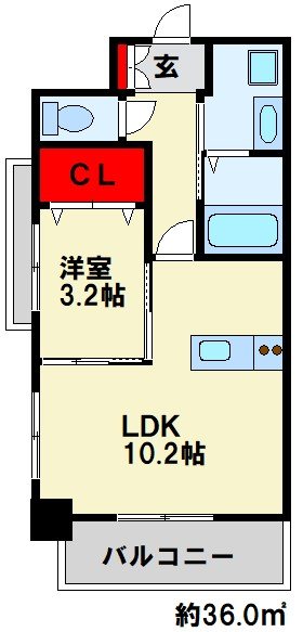 アンレーヴ門司駅前 間取り